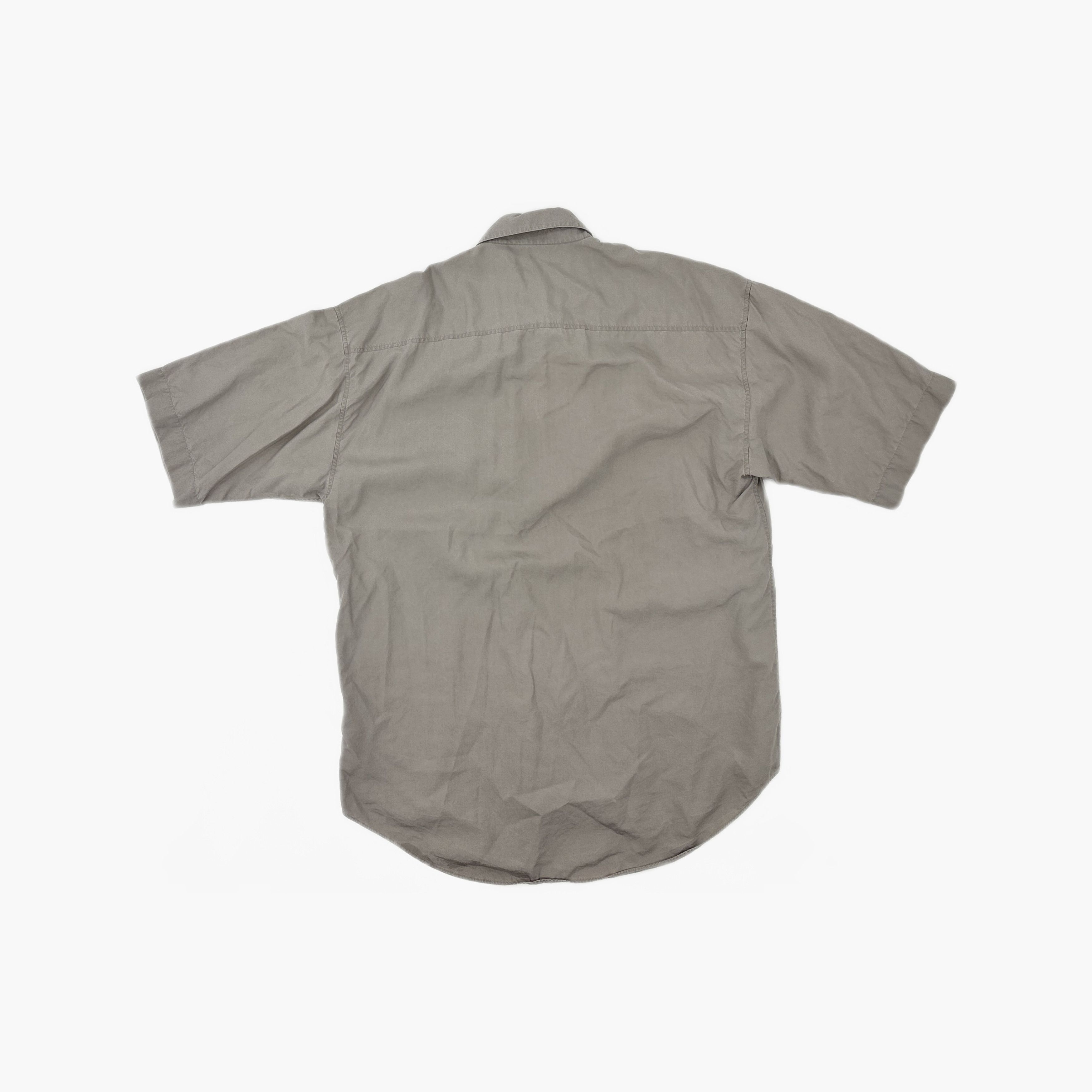 Dior Vintage Gray Logo Patch Short Sleeve Shirt Size US S / EU 44-46 / 1 - 2 Thumbnail
