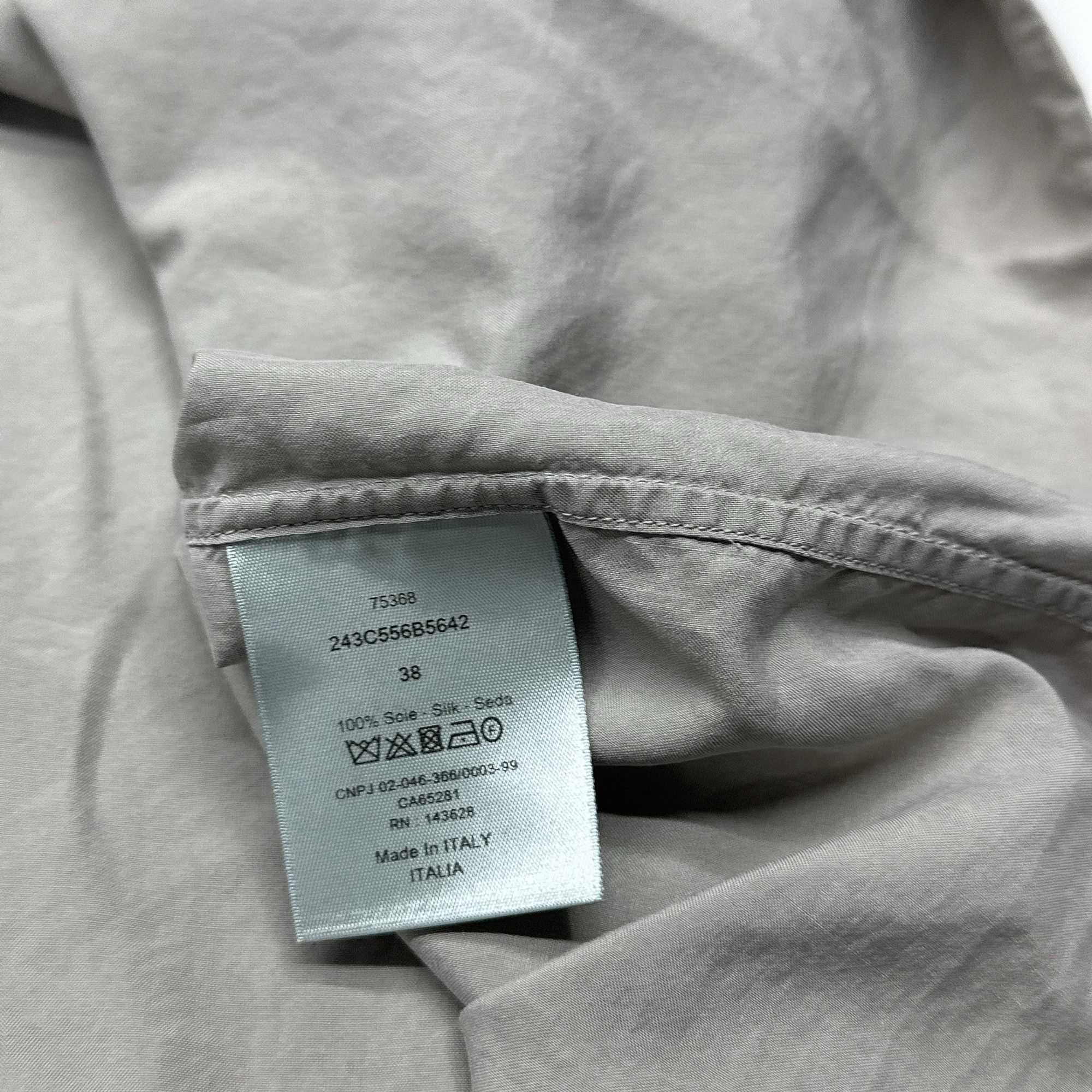 Dior Vintage Gray Logo Patch Short Sleeve Shirt Size US S / EU 44-46 / 1 - 3 Thumbnail