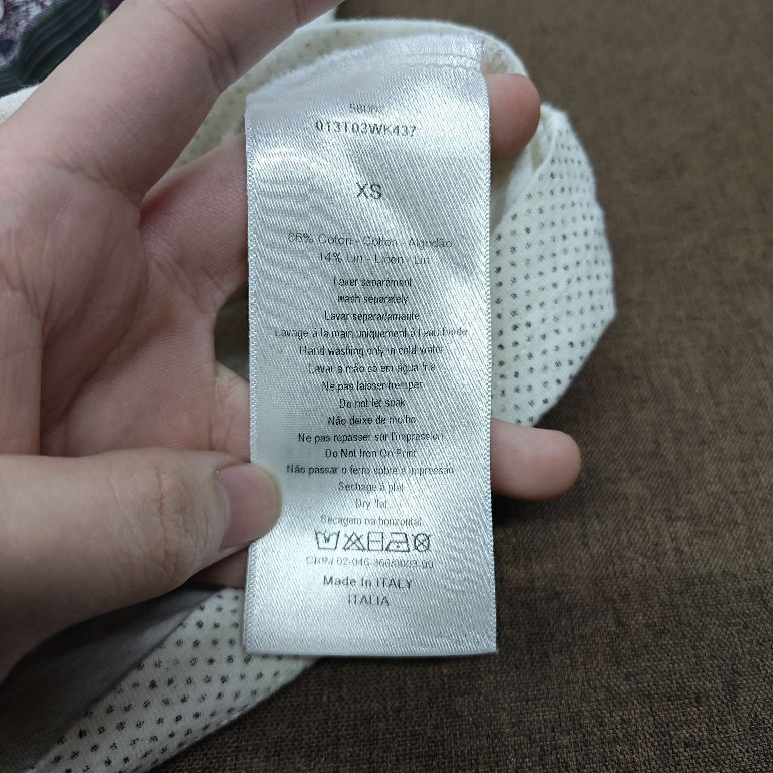 Dior La Justice Graphic T-Shirt in White Size US XS / EU 42 / 0 - 4 Thumbnail