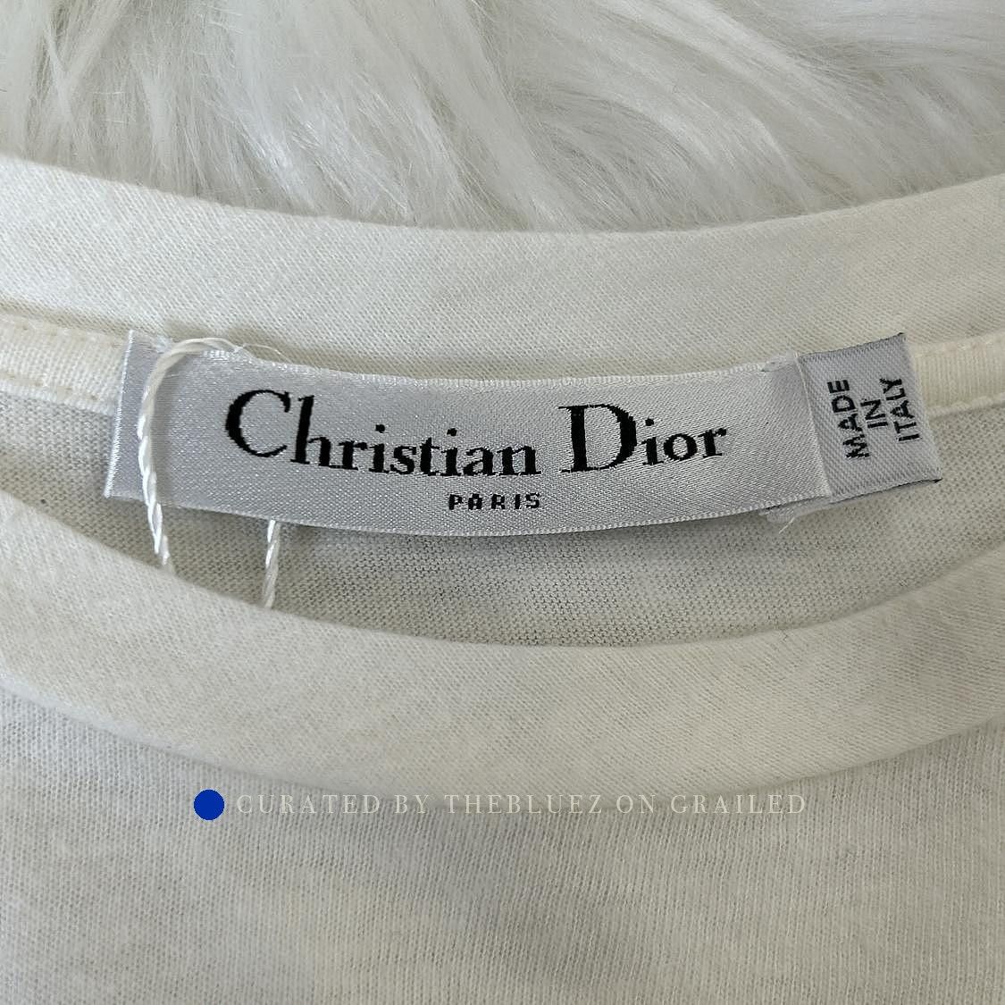 Dior White Flower Power Print T-Shirt Size US S / EU 44-46 / 1 - 3 Thumbnail