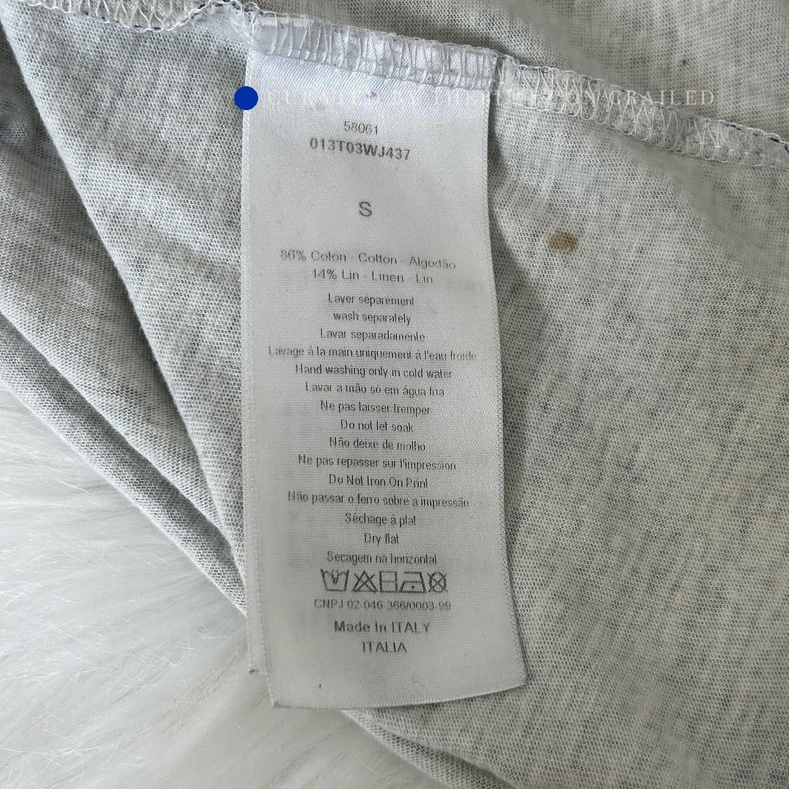 Dior Gray Star Print T-Shirt Size US S / EU 44-46 / 1 - 4 Thumbnail