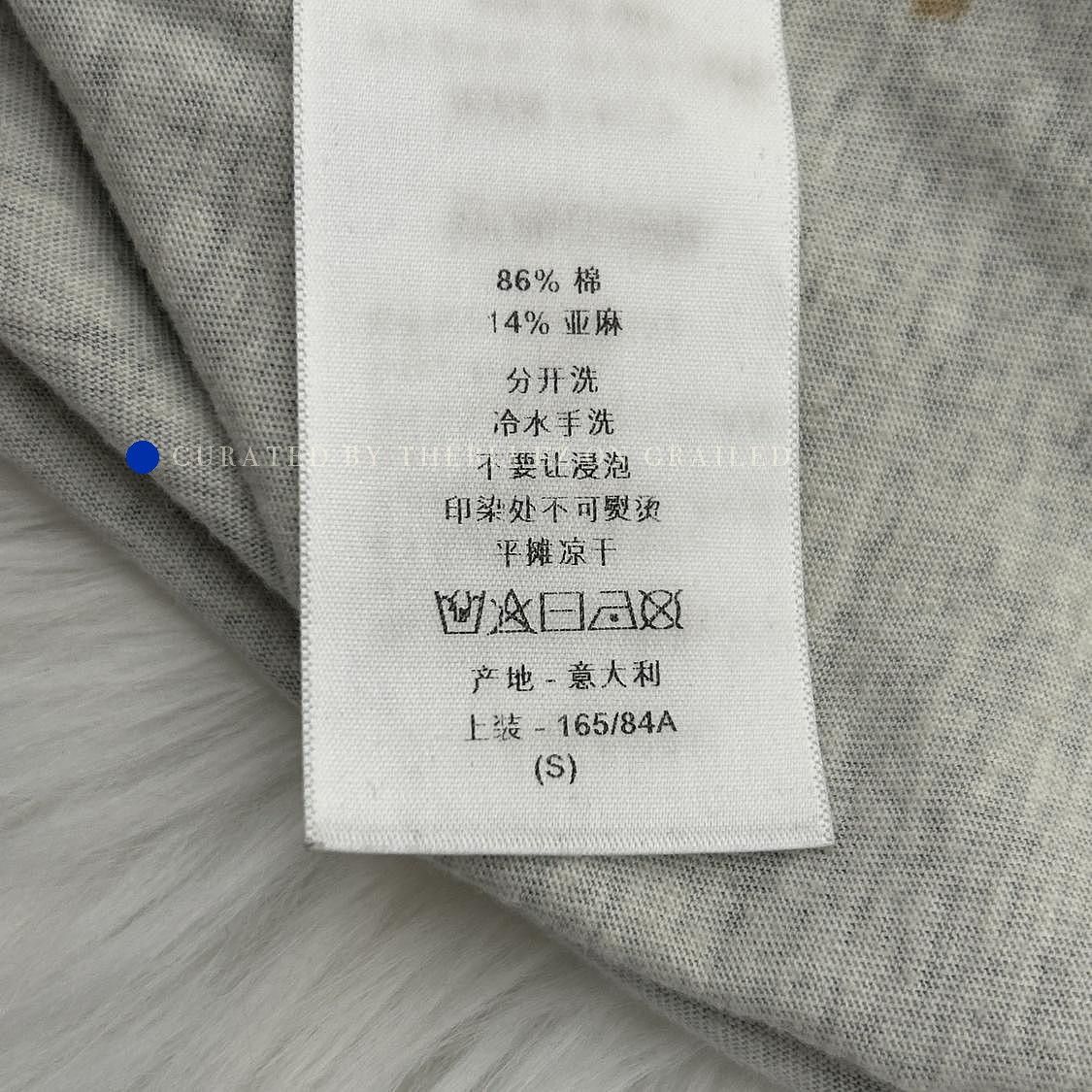 Dior Gray Star Print T-Shirt Size US S / EU 44-46 / 1 - 5 Thumbnail