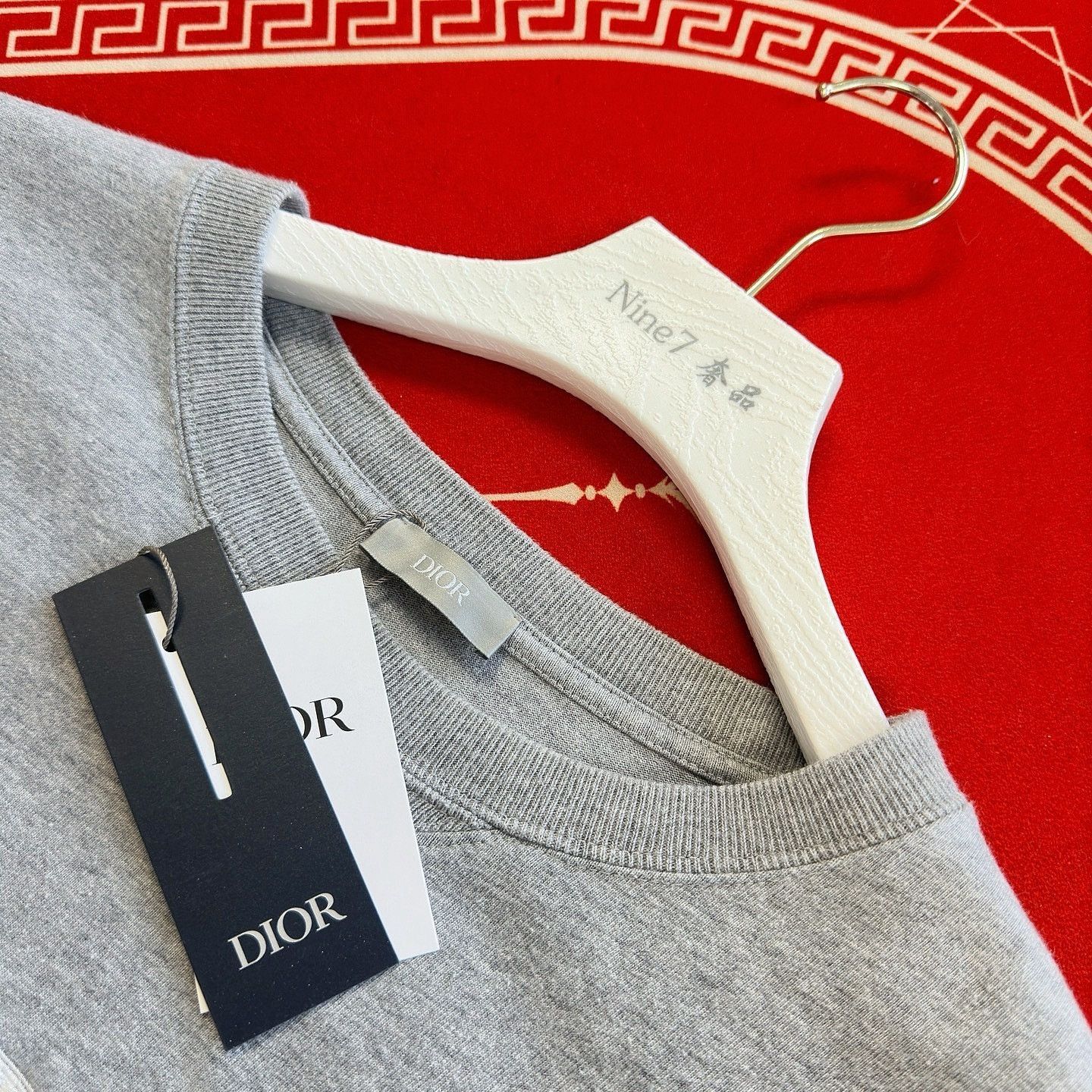 Dior Logo T-Shirt in Gray Size US L / EU 52-54 / 3 - 3 Thumbnail