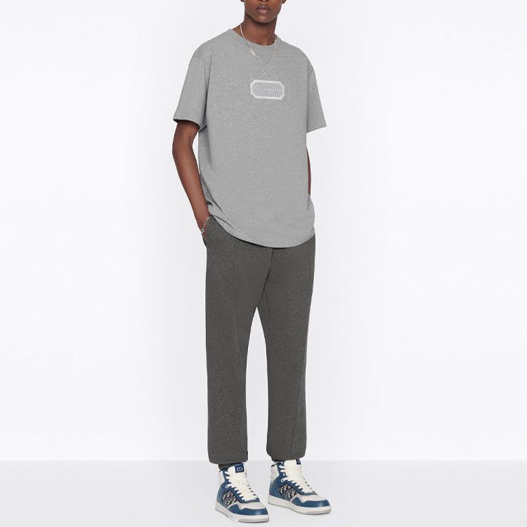 Dior Logo T-Shirt in Gray Size US L / EU 52-54 / 3 - 7 Thumbnail