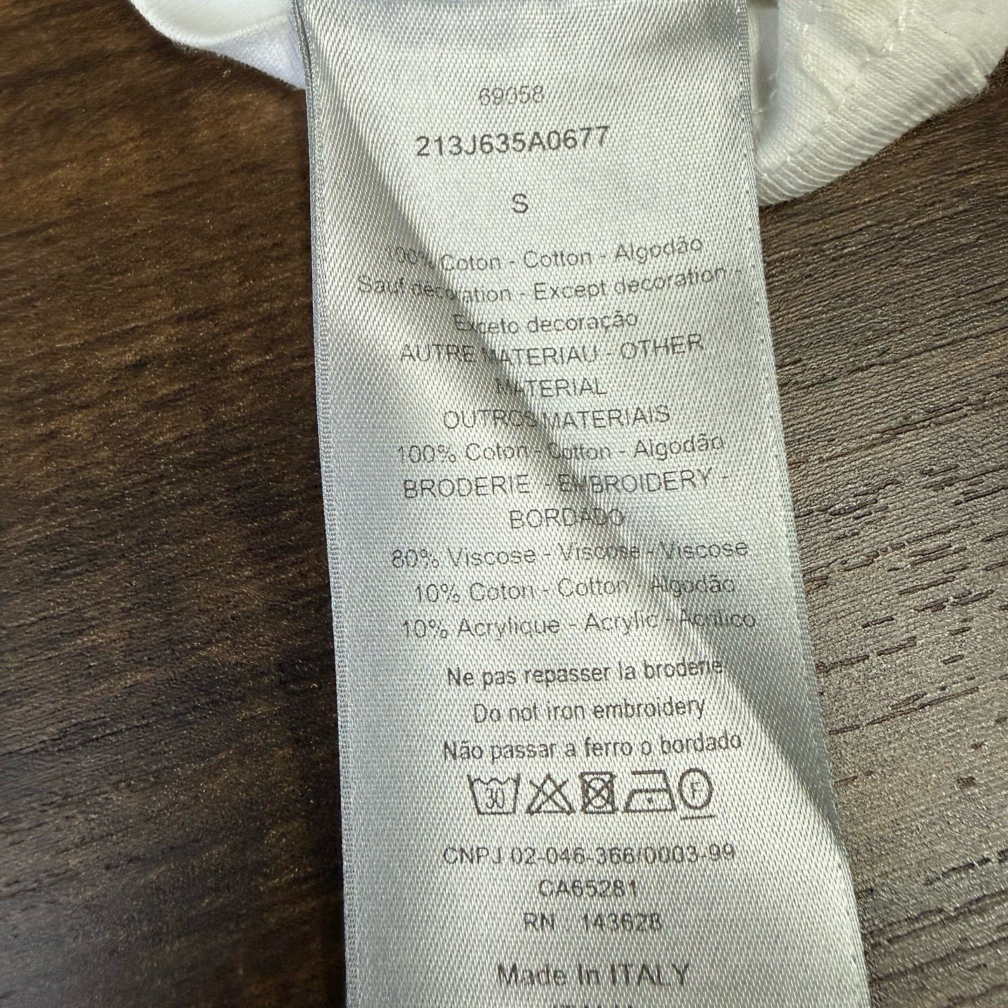 Dior Multi-Color Logo T-Shirt, Size S Size US S / EU 44-46 / 1 - 4 Thumbnail