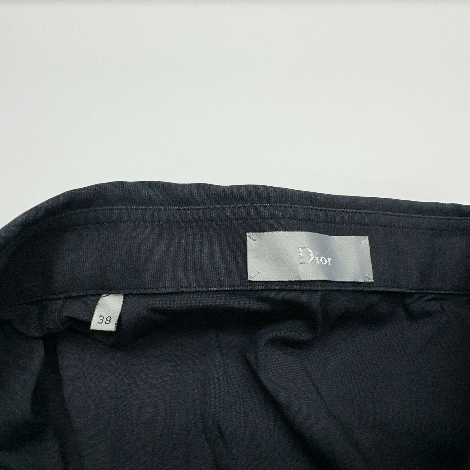 Dior Black Atelier Logo Button Up Shirt Size US S / EU 44-46 / 1 - 4 Thumbnail