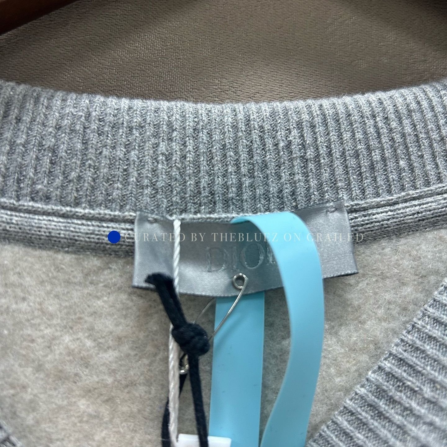 Dior Gray Crewneck Sweatshirt with Unique Print Size US S / EU 44-46 / 1 - 3 Thumbnail