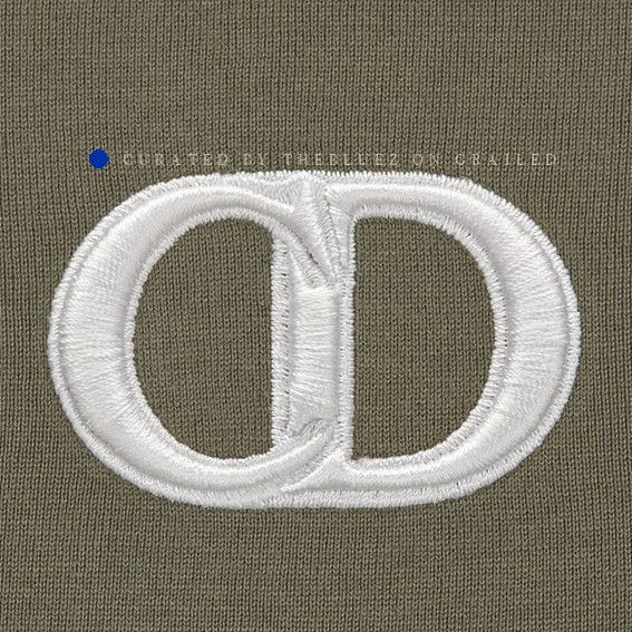 Dior CD Embroidered Green T-Shirt in Size S Size US S / EU 44-46 / 1 - 5 Thumbnail
