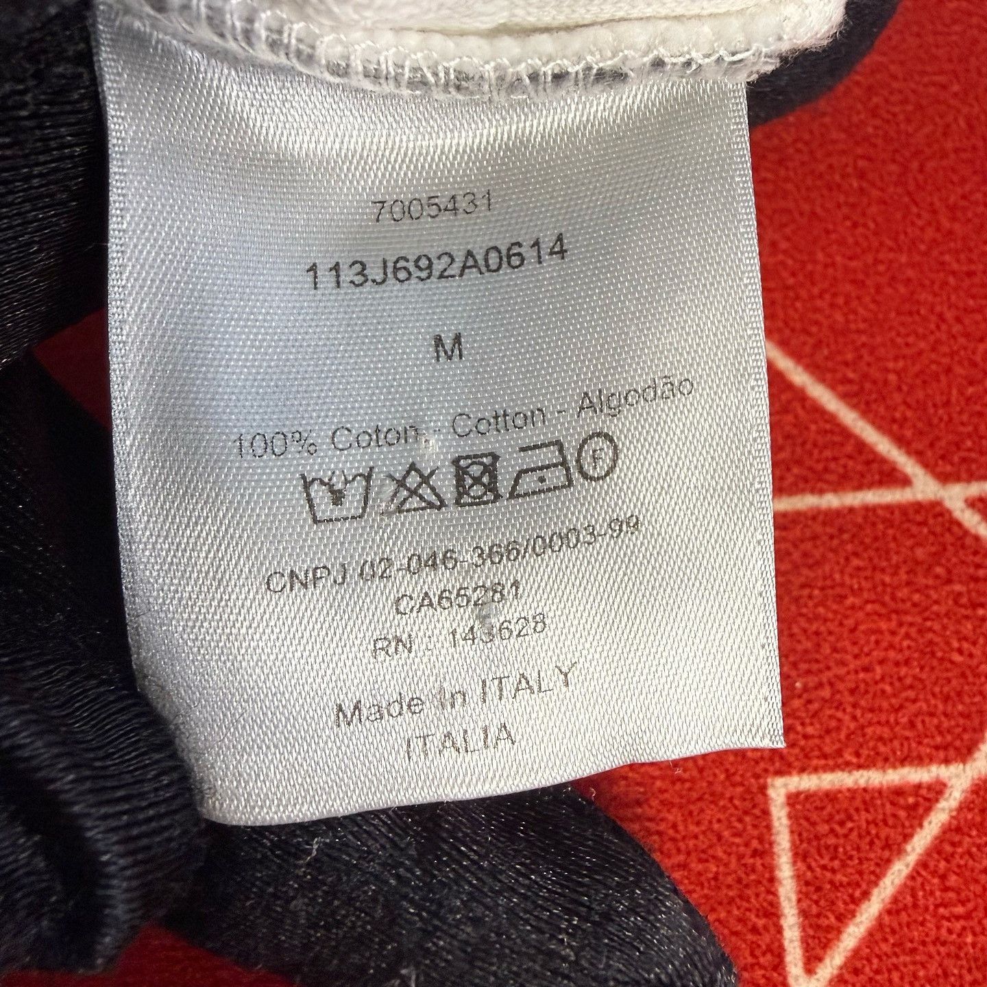 Dior Soft White Cotton T-Shirt in Size M Size US M / EU 48-50 / 2 - 4 Thumbnail