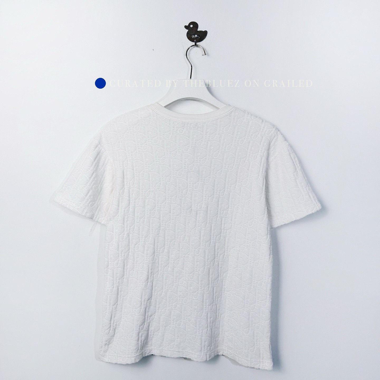 Dior Soft White Cotton T-Shirt in Size M Size US M / EU 48-50 / 2 - 2 Thumbnail