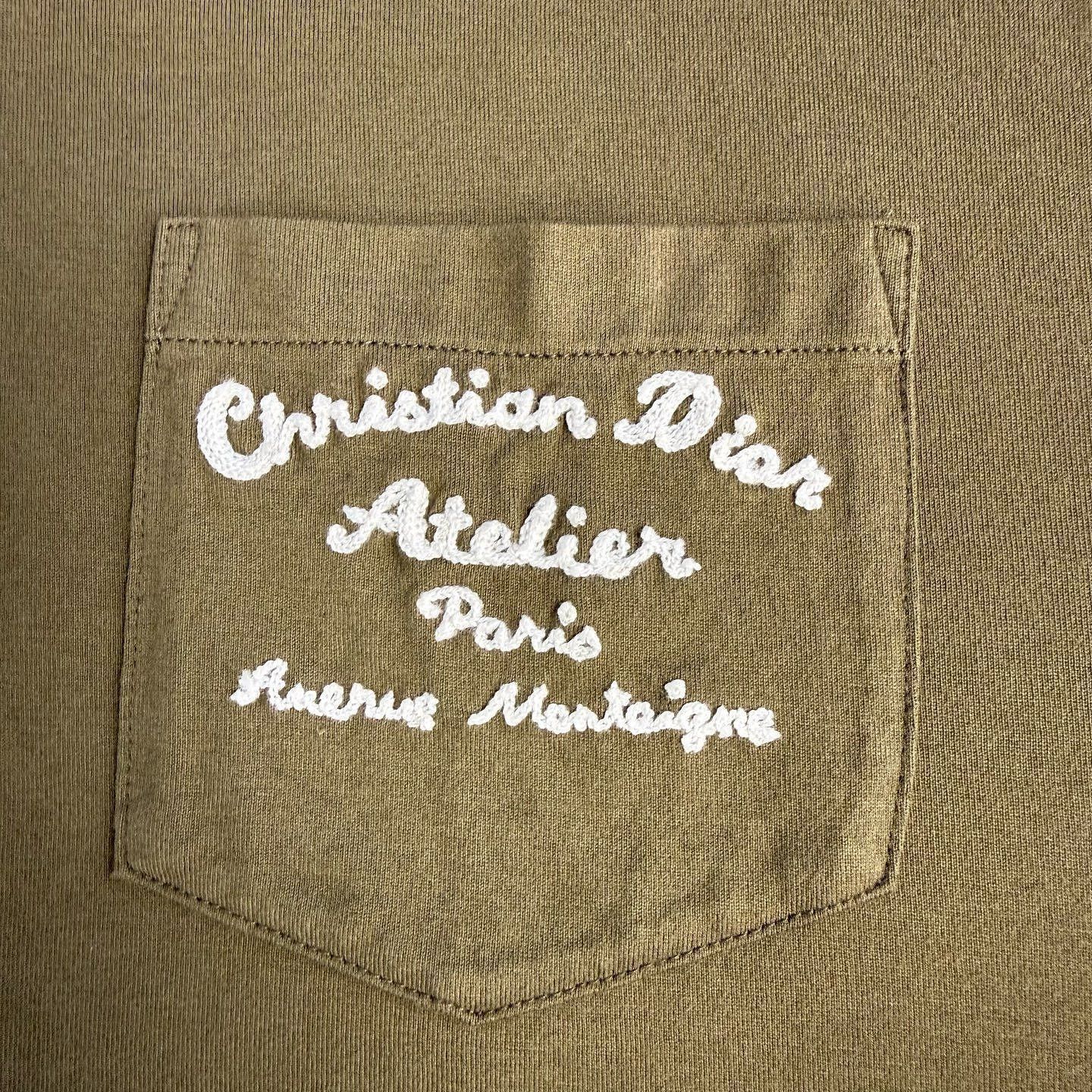 Dior Atelier Logo T-Shirt in Green Size US L / EU 52-54 / 3 - 5 Thumbnail