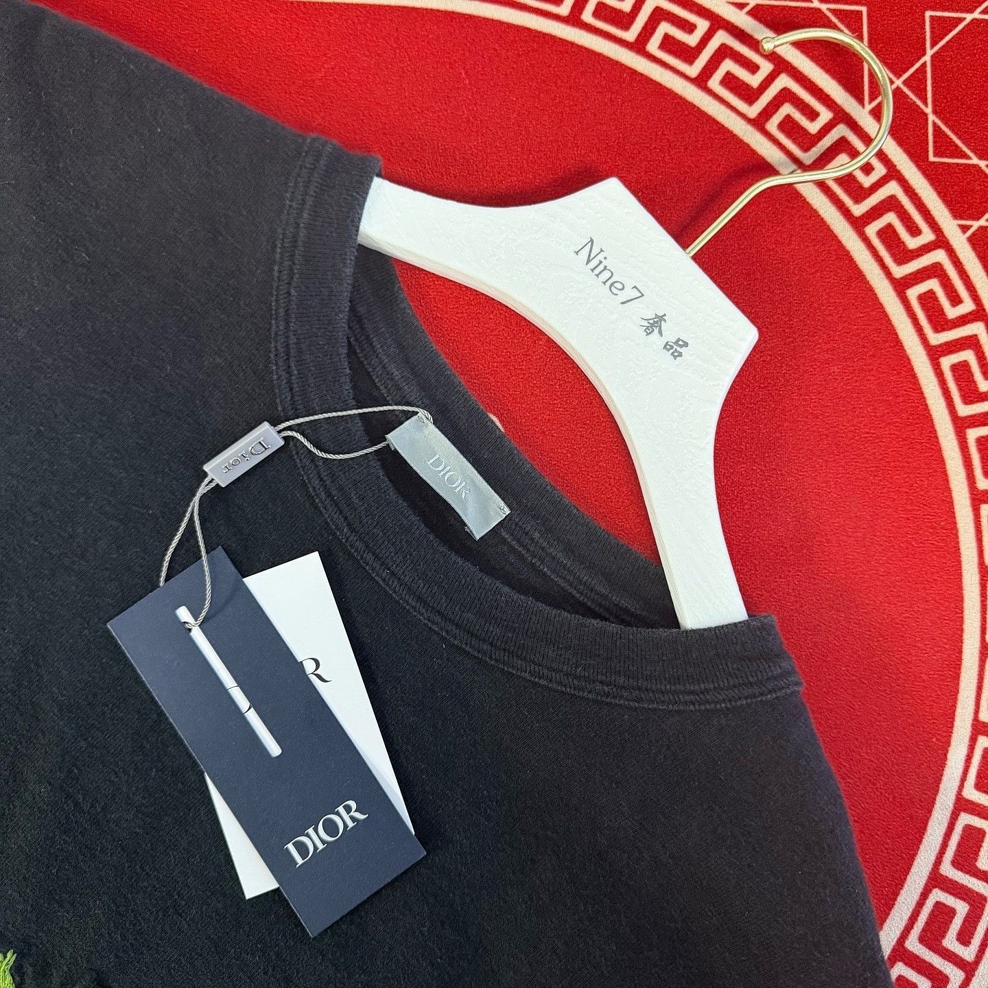 Dior Floral Embroidery Tee in Black Size US S / EU 44-46 / 1 - 3 Thumbnail