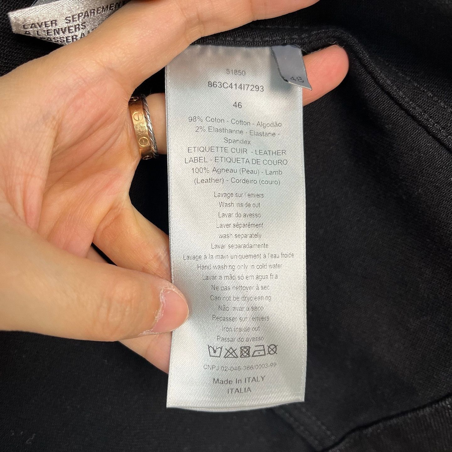 Dior Classic Black Denim Jacket Size US S / EU 44-46 / 1 - 4 Thumbnail