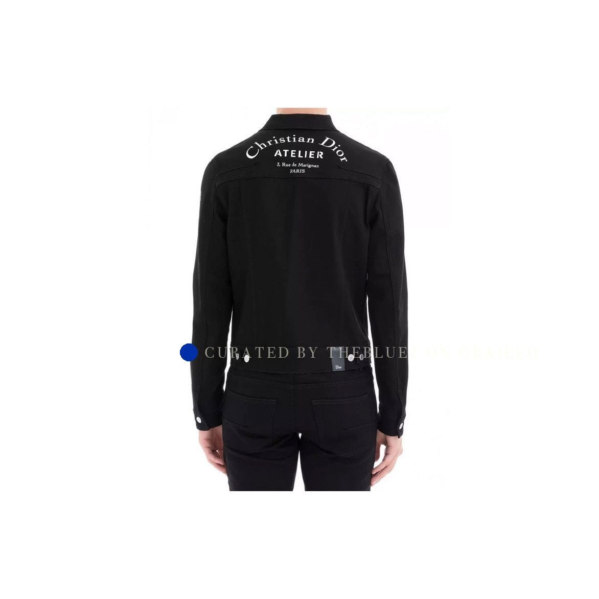 Dior Classic Black Denim Jacket Size US S / EU 44-46 / 1 - 7 Thumbnail