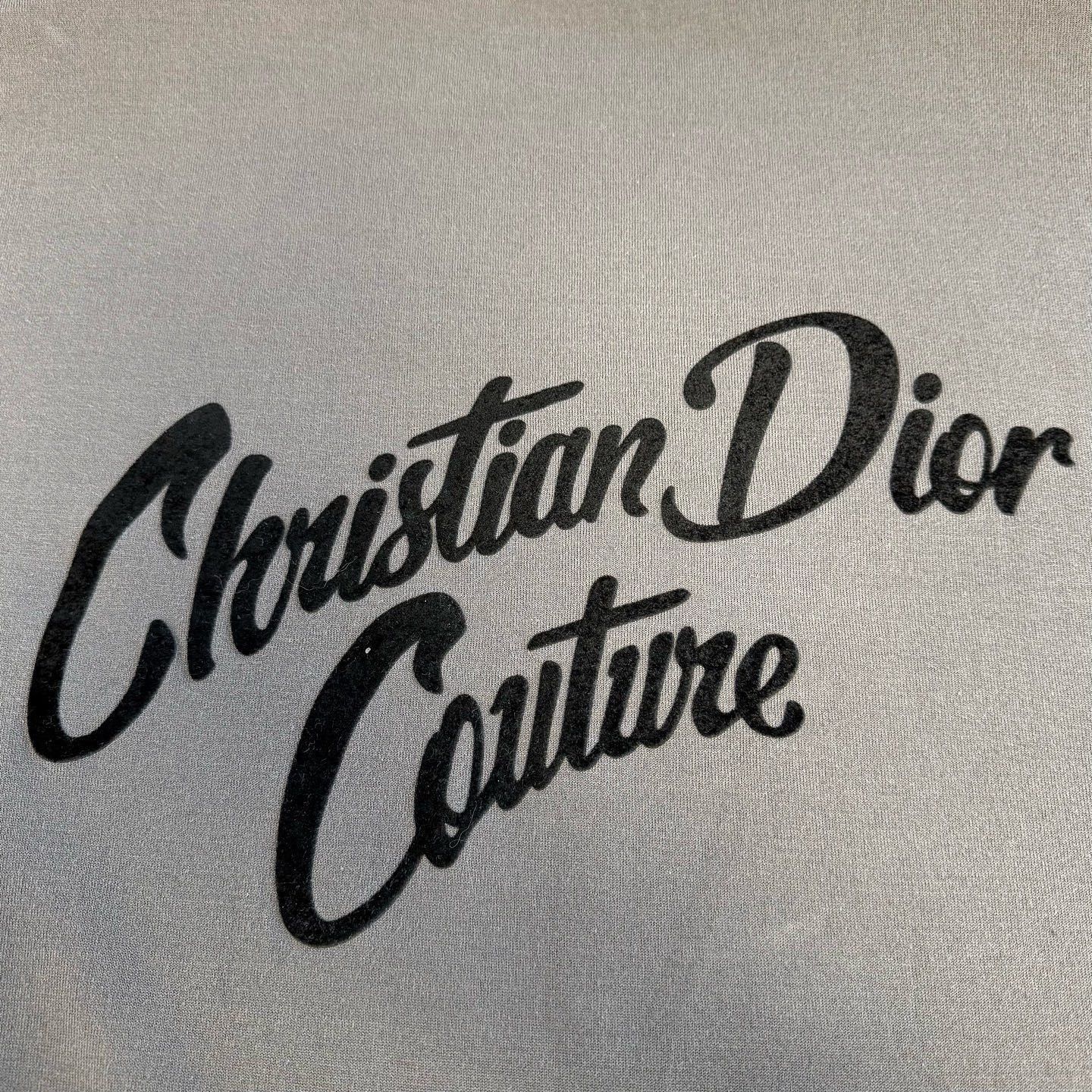 Dior Minimalist Gray Logo Tee in XL Size US XL / EU 56 / 4 - 6 Thumbnail
