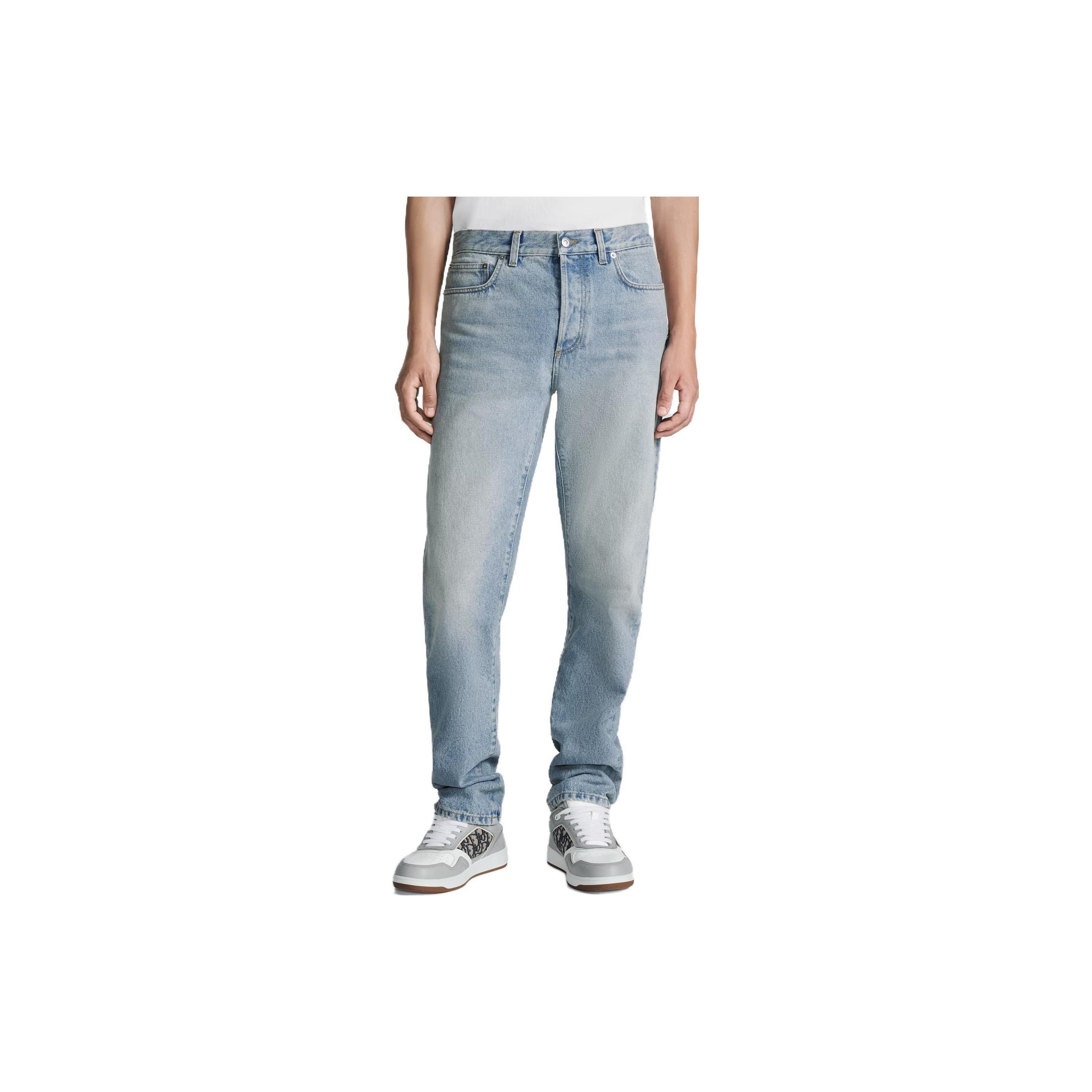 Dior Light Wash Denim Jeans in Blue Size US 30 / EU 46 - 9 Thumbnail