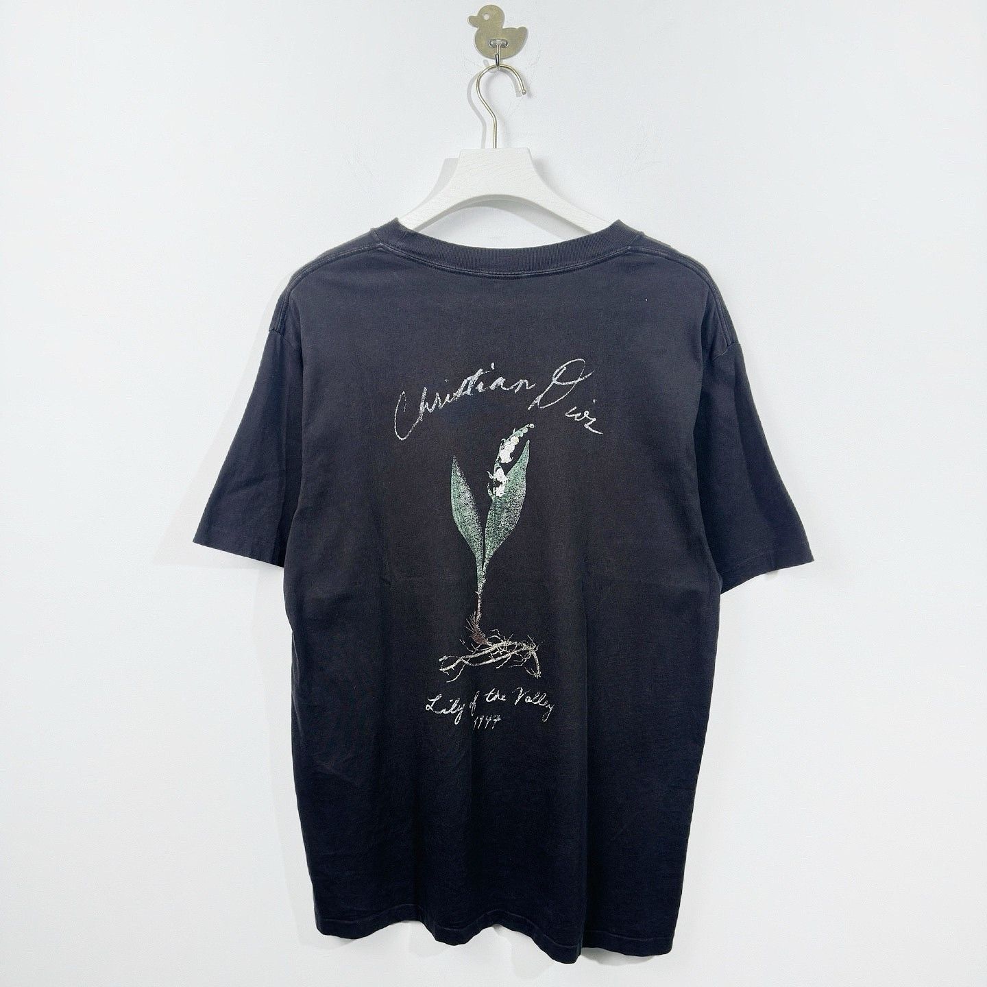 Dior Gray Floral Print T-Shirt Size US M / EU 48-50 / 2 - 2 Thumbnail