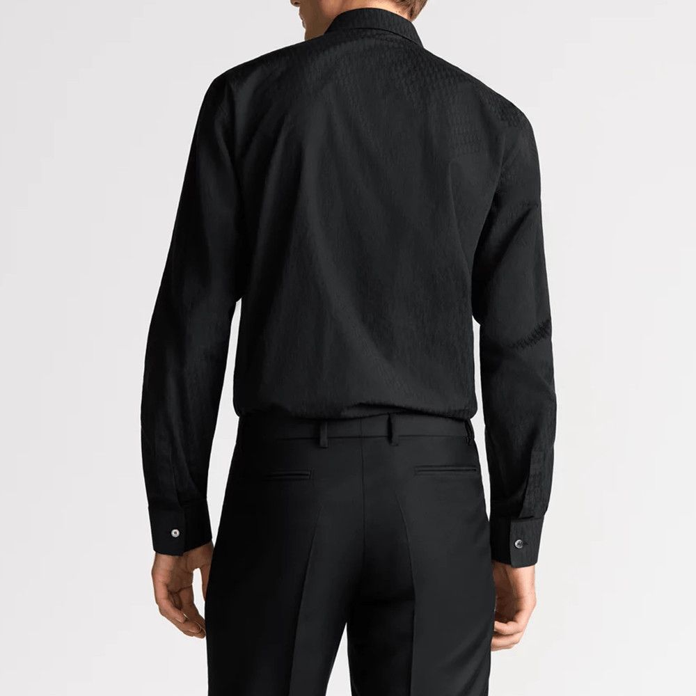 Dior Black Cotton Button Up Shirt in XS Size US XS / EU 42 / 0 - 8 Thumbnail