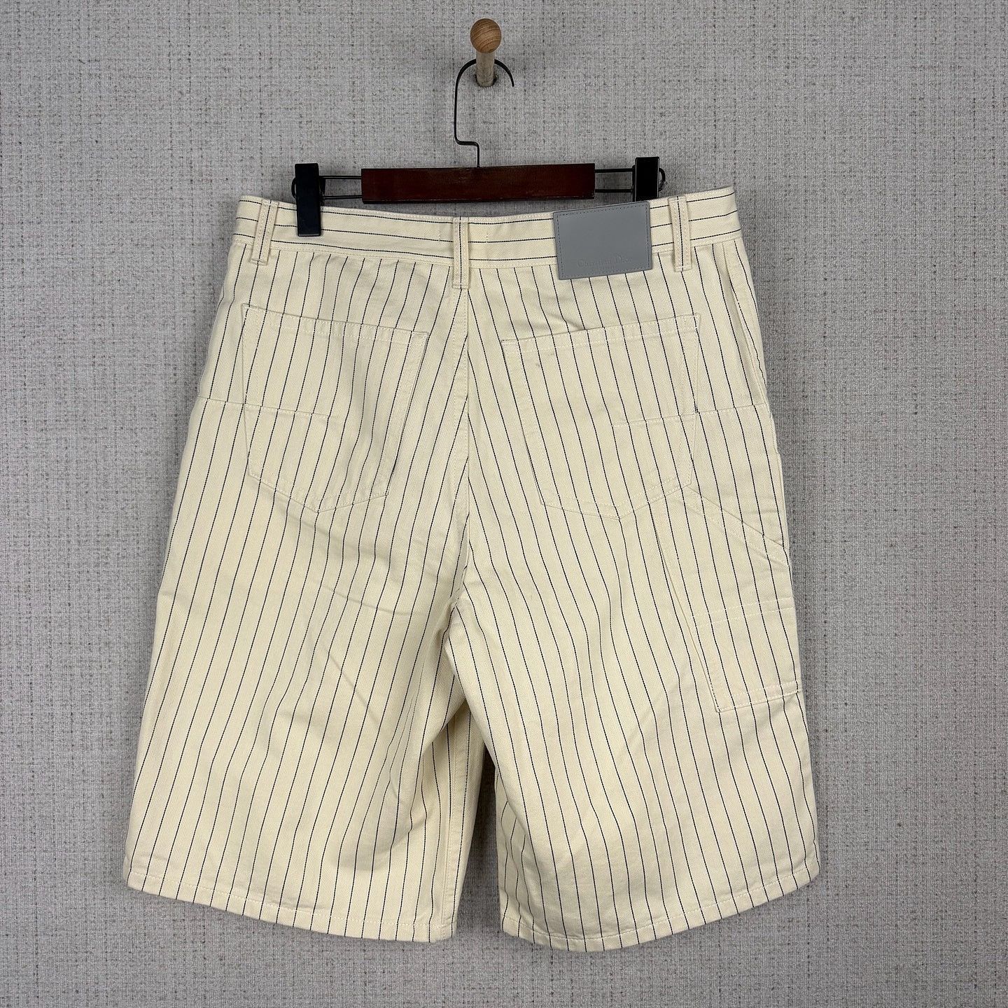 Dior Striped Beige Shorts Size 32 Size US 32 / EU 48 - 2 Thumbnail