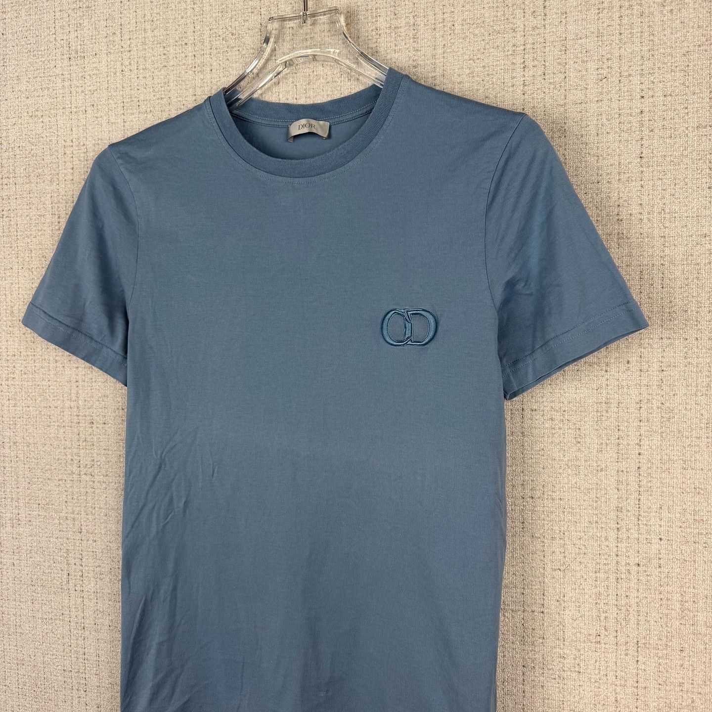 Dior Embroidered Blue T-Shirt in Size S Size US S / EU 44-46 / 1 - 6 Thumbnail