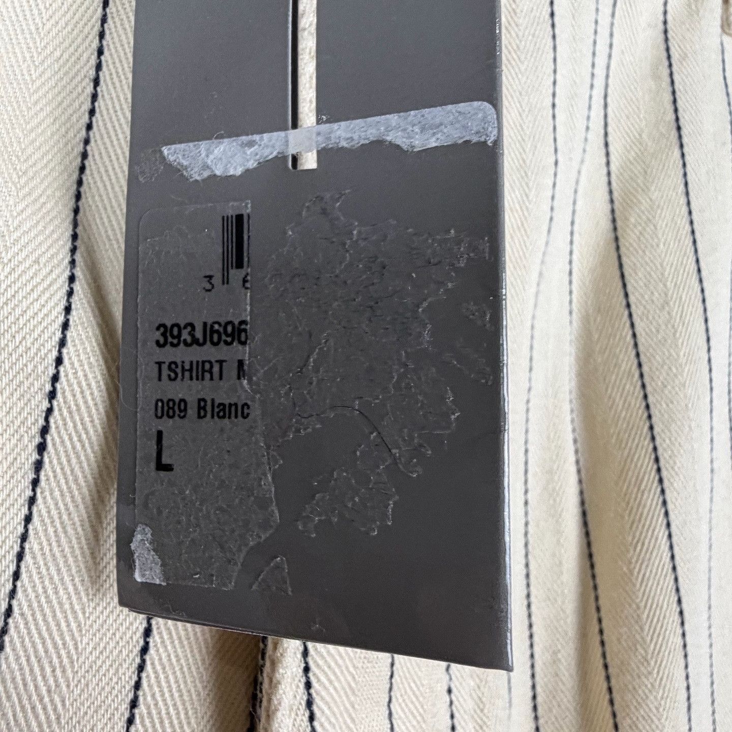 Dior Pinstripe Embroidered Beige Shorts Size US 30 / EU 46 - 5 Thumbnail