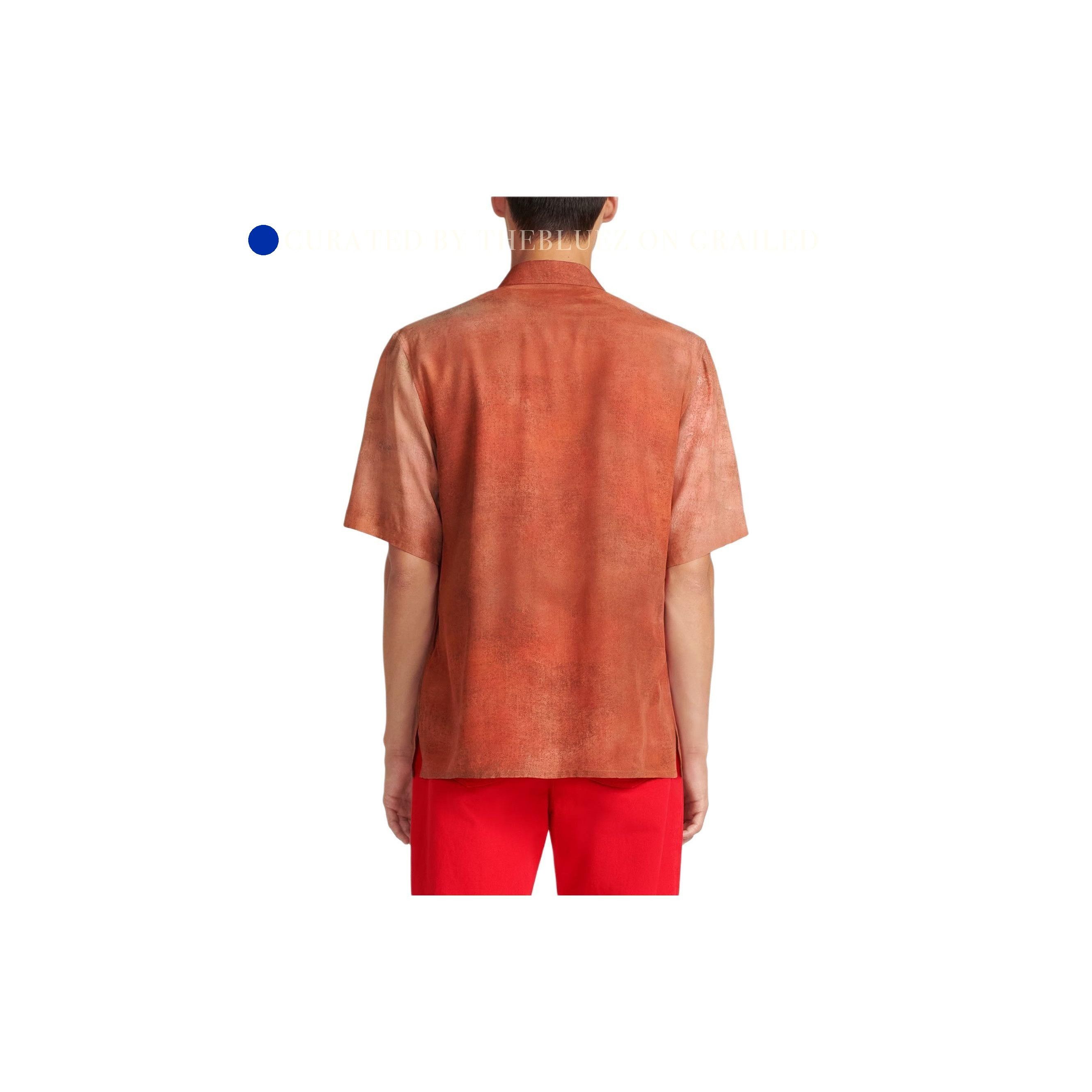 Dior Red Cartoon Print Button-Up Shirt Size US S / EU 44-46 / 1 - 9 Thumbnail