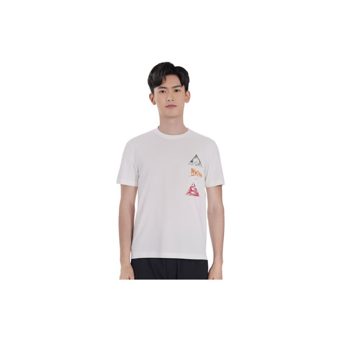 Dior Minimalist Graphic Print Tee in White Size US M / EU 48-50 / 2 - 7 Thumbnail