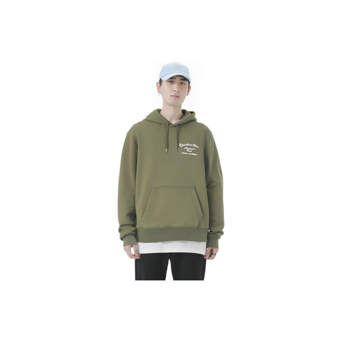 Dior Atelier Logo Hoodie in Green Size US M / EU 48-50 / 2 - 18 Thumbnail