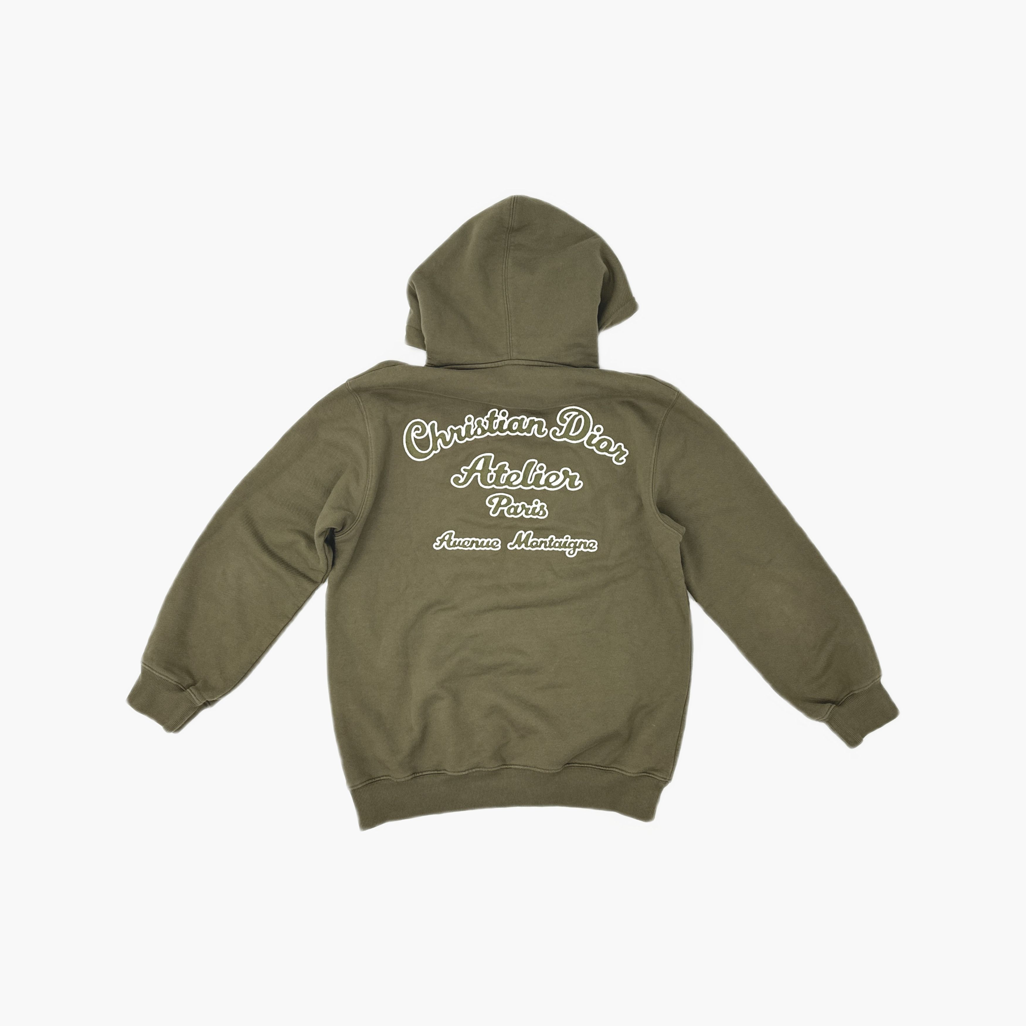 Dior Atelier Logo Hoodie in Green Size US M / EU 48-50 / 2 - 2 Thumbnail