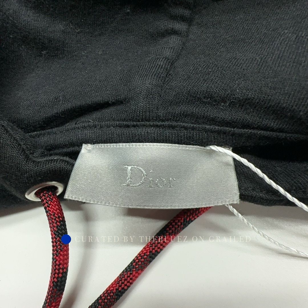 Dior Black Hoodie with Rose Print Size US S / EU 44-46 / 1 - 3 Thumbnail