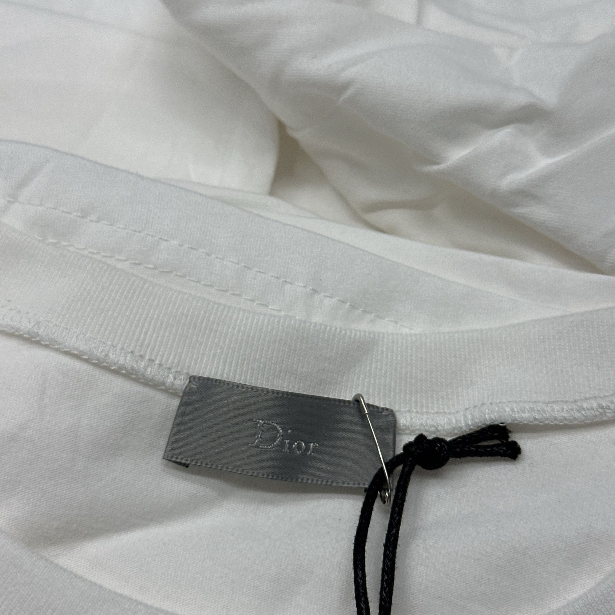 Dior Bee Embroidery Short Sleeve T-Shirt Size US L / EU 52-54 / 3 - 3 Thumbnail