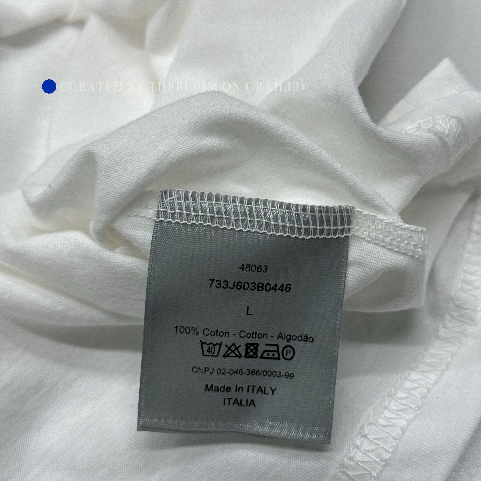Dior Bee Embroidery Short Sleeve T-Shirt Size US L / EU 52-54 / 3 - 5 Thumbnail