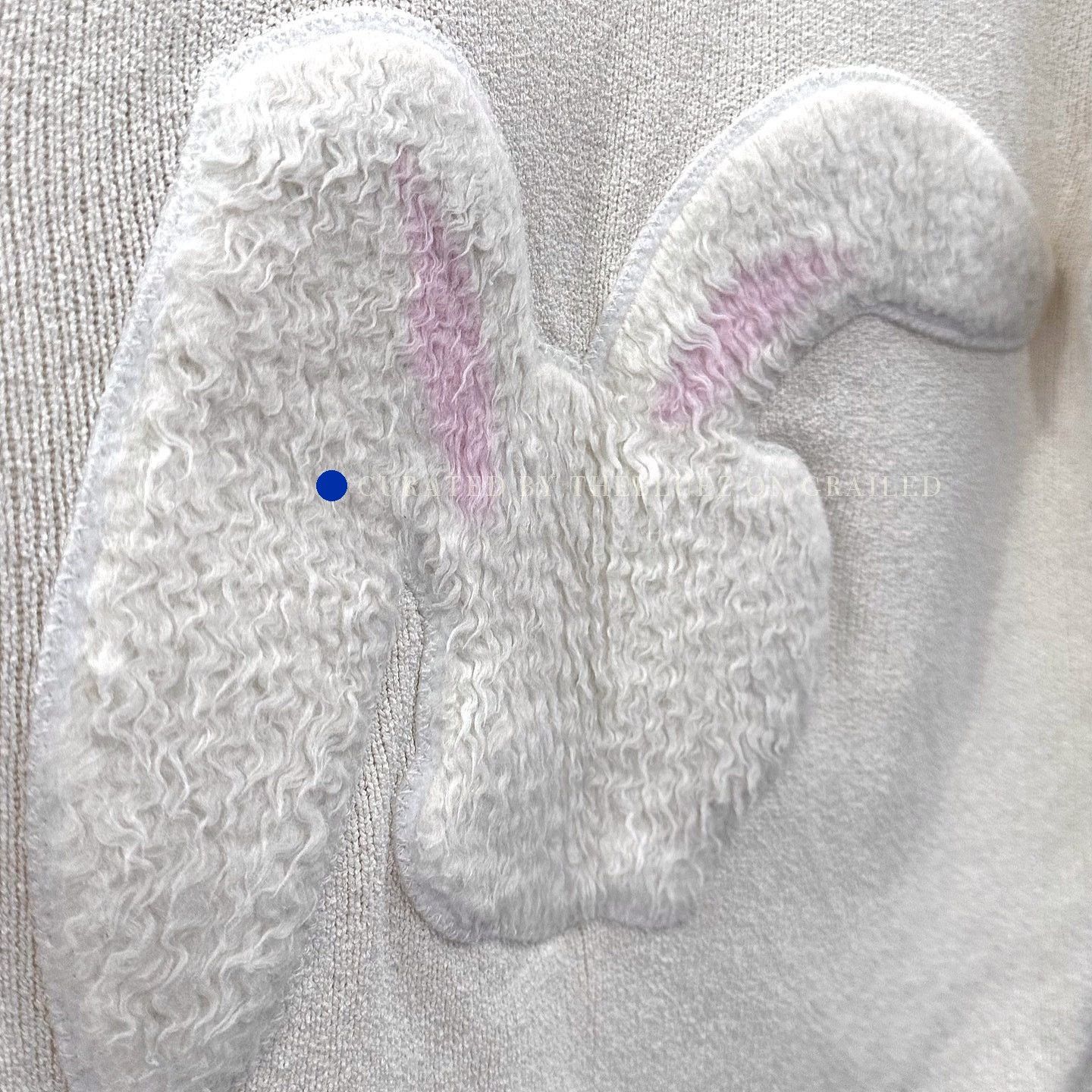 Dior Bunny Knit Polo Shirt in Beige Size US S / EU 44-46 / 1 - 5 Thumbnail