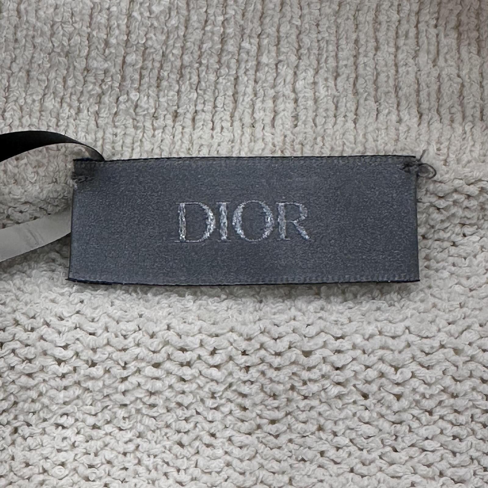 Dior Bunny Knit Polo Shirt in Beige Size US S / EU 44-46 / 1 - 3 Thumbnail