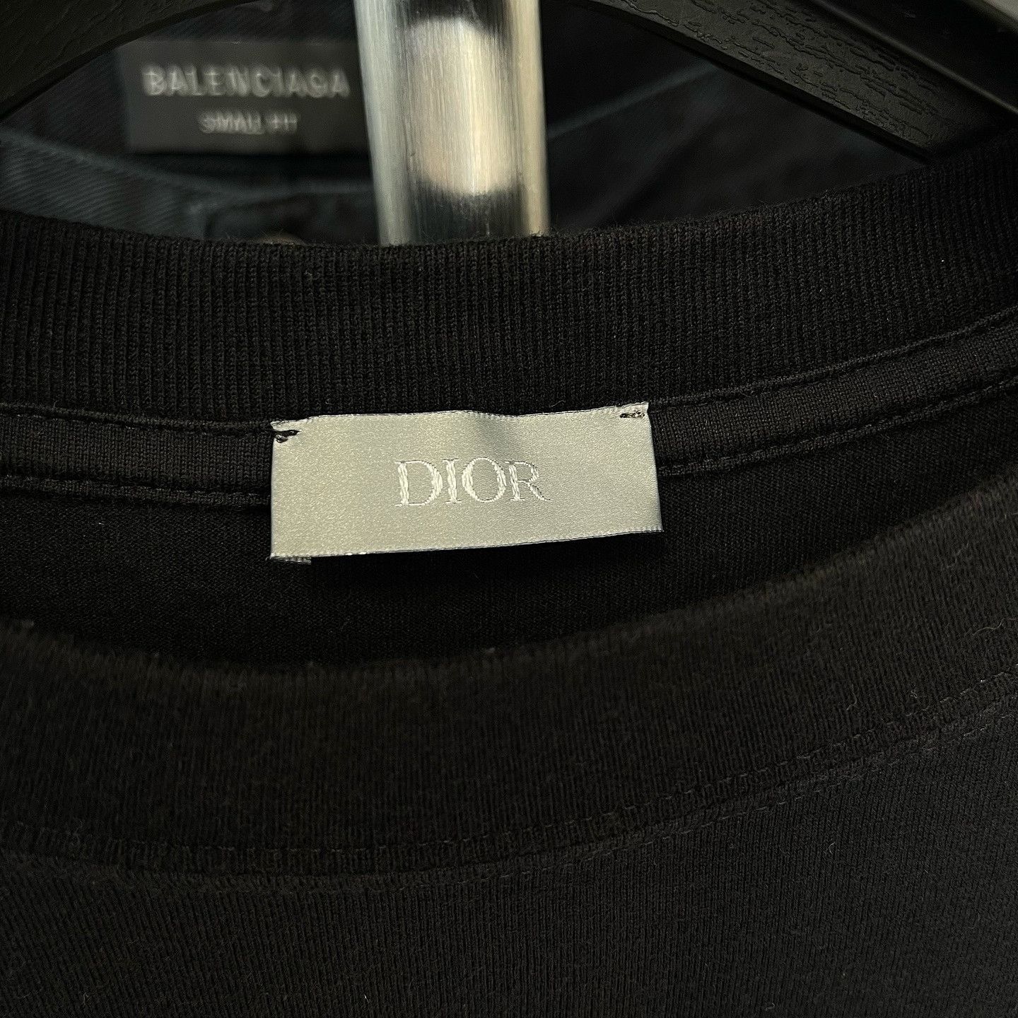 Dior Embroidered Pocket T-Shirt in Black Size US S / EU 44-46 / 1 - 3 Thumbnail