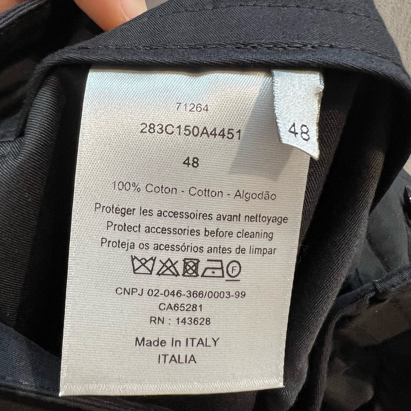 Dior Black Cargo Shorts Size 32 Size US 32 / EU 48 - 4 Thumbnail