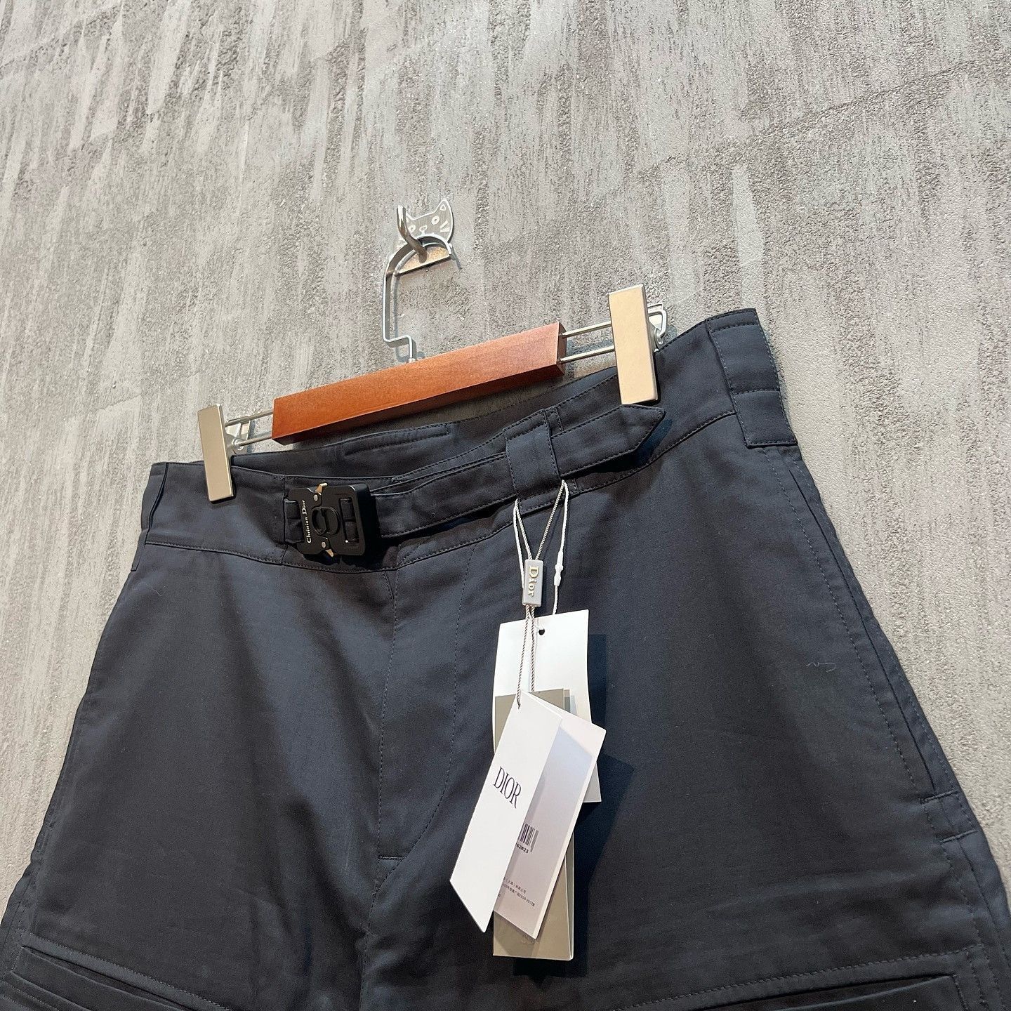 Dior Black Cargo Shorts Size 32 Size US 32 / EU 48 - 8 Thumbnail