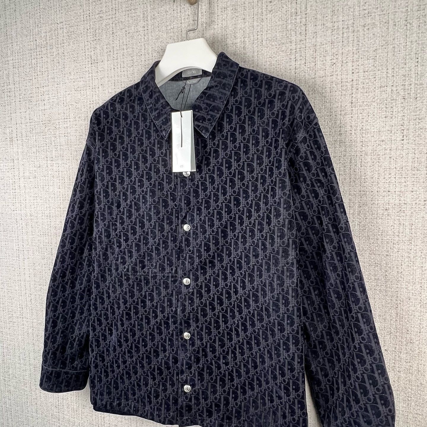 Dior Monogram Denim Button-Up Shirt in Blue Size US L / EU 52-54 / 3 - 5 Thumbnail