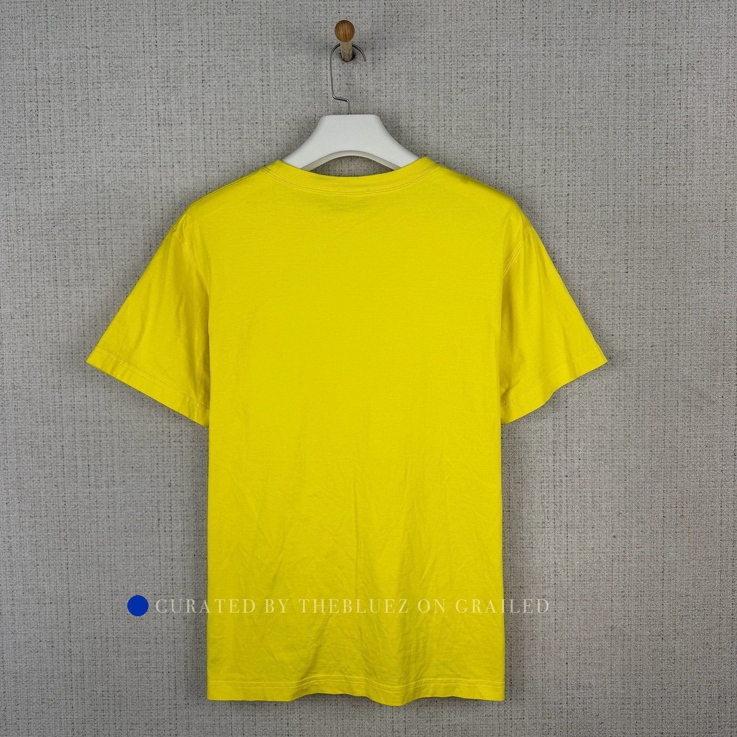 Dior Logo Embroidered T-Shirt in Bright Yellow Size US M / EU 48-50 / 2 - 2 Thumbnail