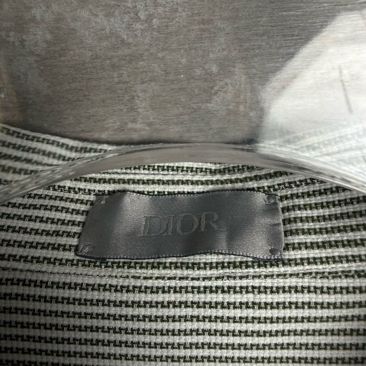 Dior Striped Gray Button-Up Shirt Size L Size US L / EU 52-54 / 3 - 3 Thumbnail