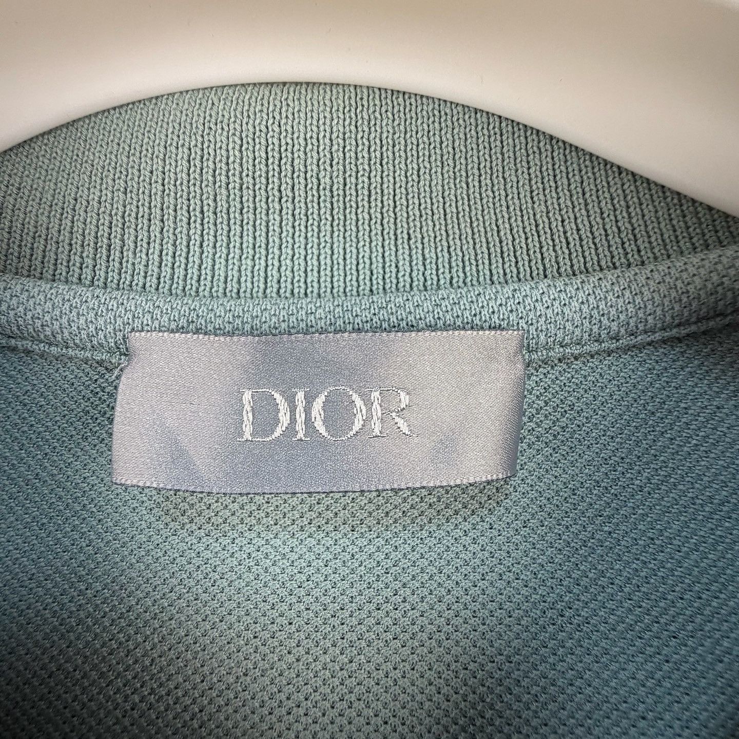 Dior Classic CD Logo Polo Shirt in Green Size US XL / EU 56 / 4 - 3 Thumbnail