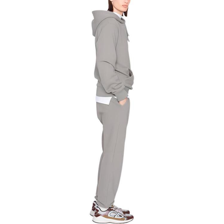 Dior Gray Embroidered Logo Sweatpants in Size 36 Size US 36 / EU 52 - 12 Thumbnail