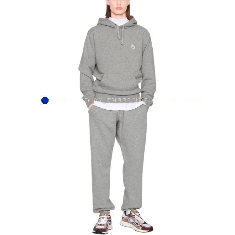 Dior Gray Embroidered Logo Sweatpants in Size 36 Size US 36 / EU 52 - 10 Thumbnail