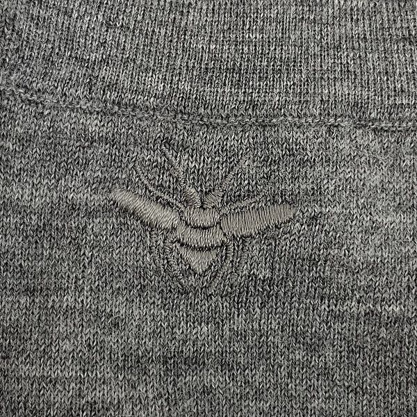 Dior Gray Bee Embroidered Wool Cardigan Size US S / EU 44-46 / 1 - 7 Thumbnail