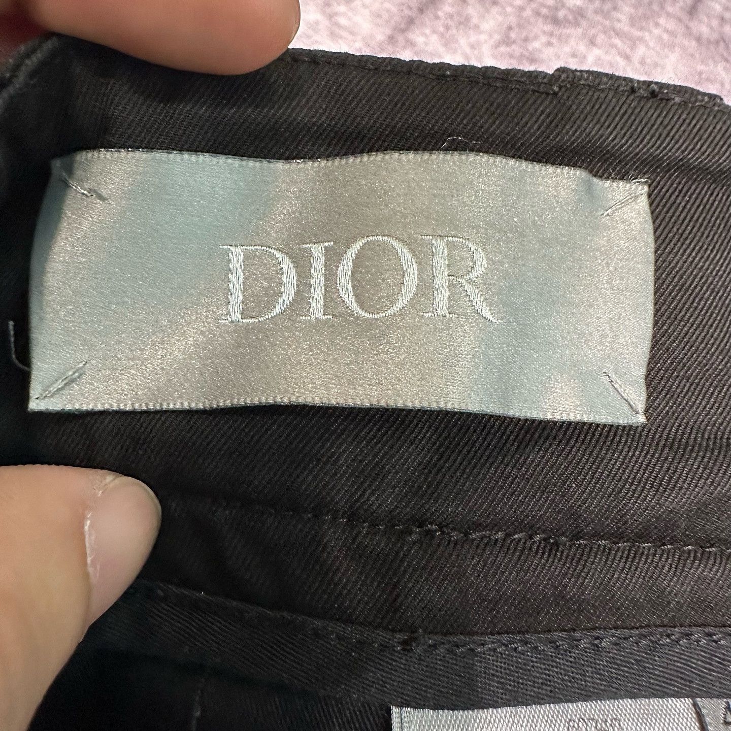 Dior Black Cotton Cargo Pants in Size 28 Size US 28 / EU 44 - 3 Thumbnail