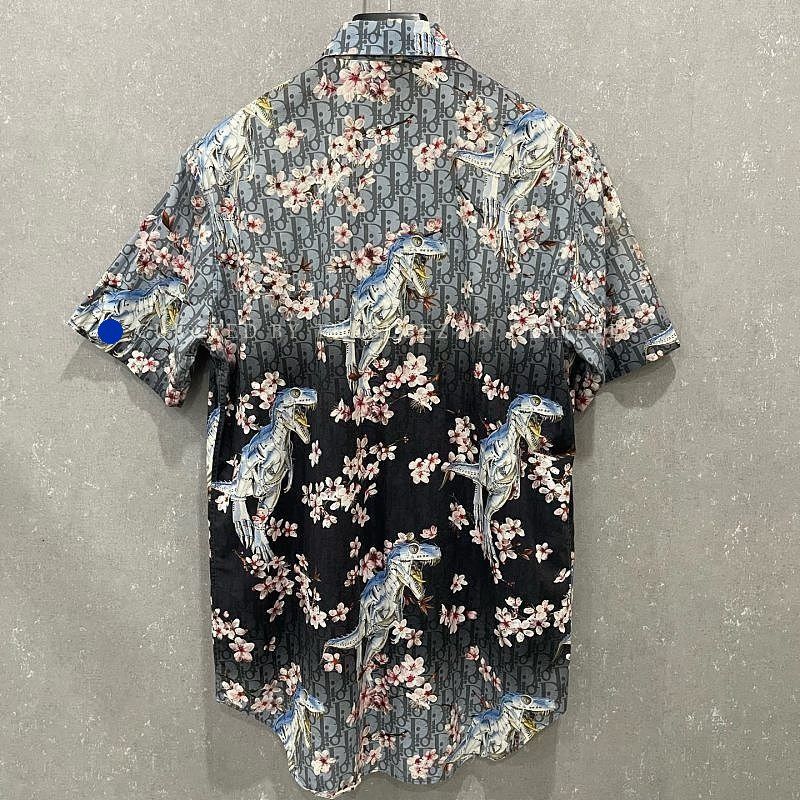 Dior Dinosaur Print Button-Up Shirt Size US M / EU 48-50 / 2 - 2 Thumbnail