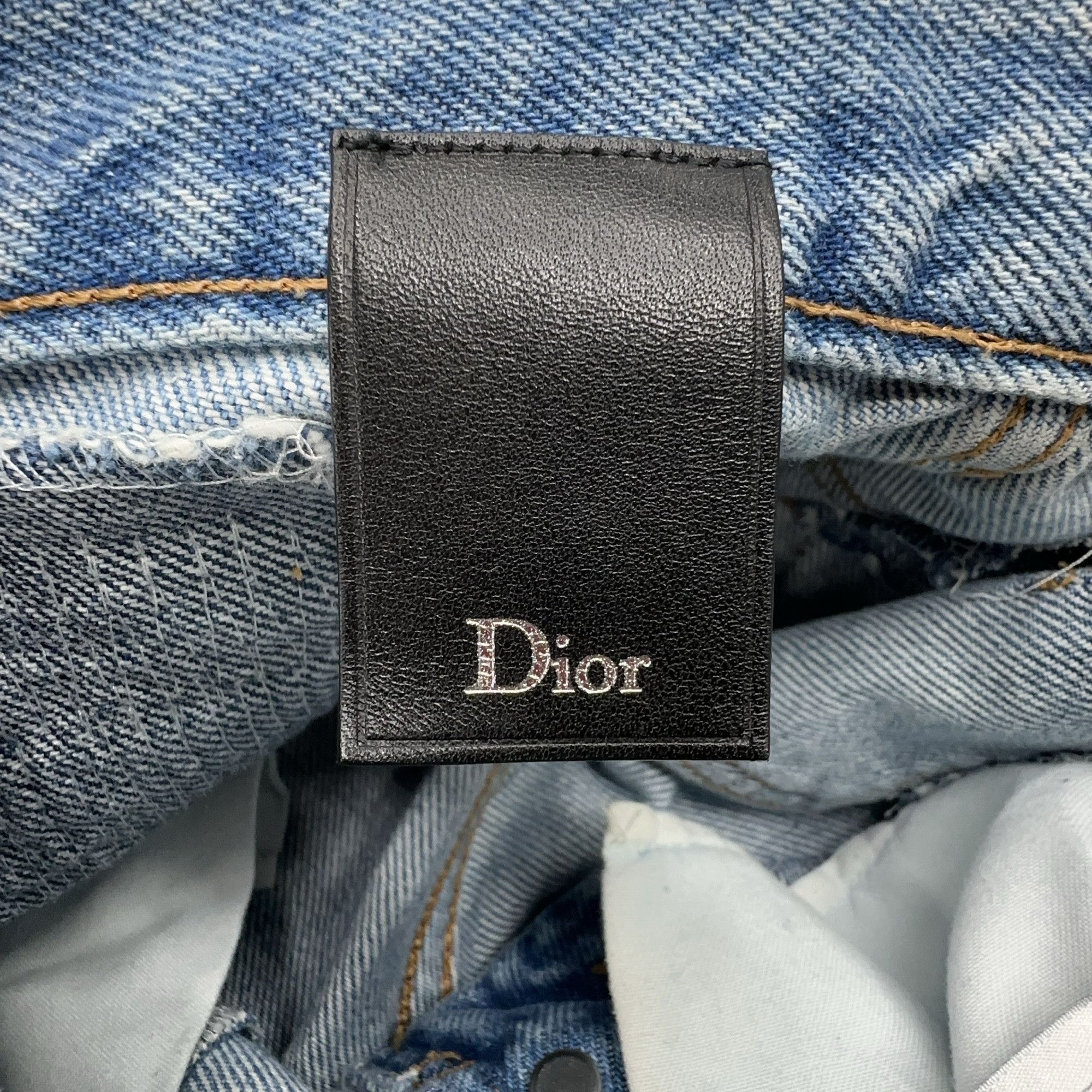 Dior Distressed Blue Denim Jeans Size US 32 / EU 48 - 5 Thumbnail