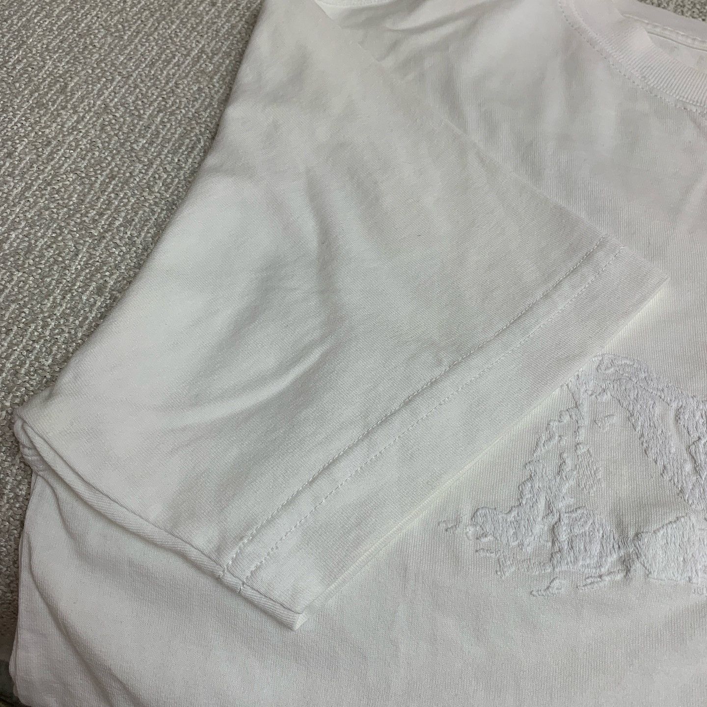 Dior Embroidered Logo T-Shirt in White Size US XXS / EU 40 - 6 Thumbnail