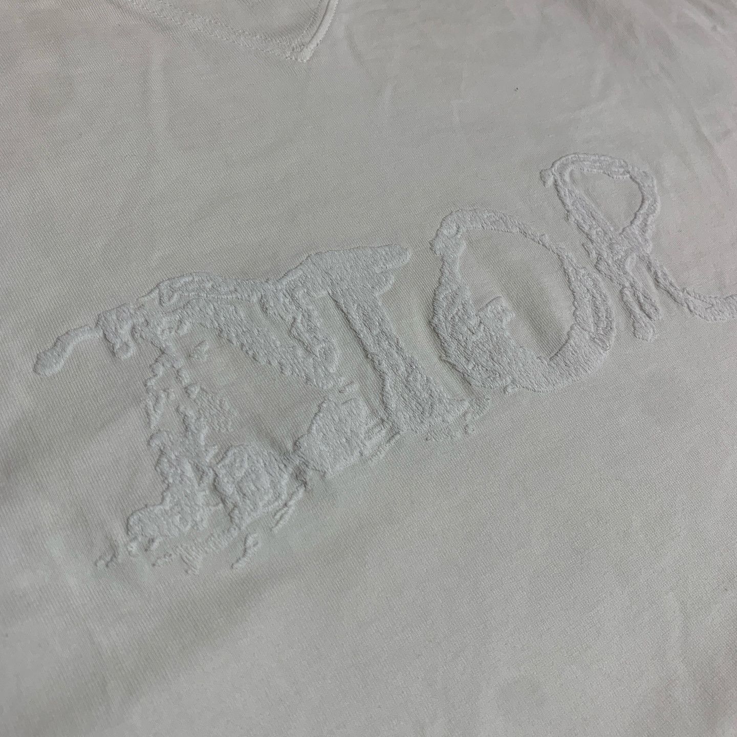 Dior Embroidered Logo T-Shirt in White Size US XXS / EU 40 - 5 Thumbnail