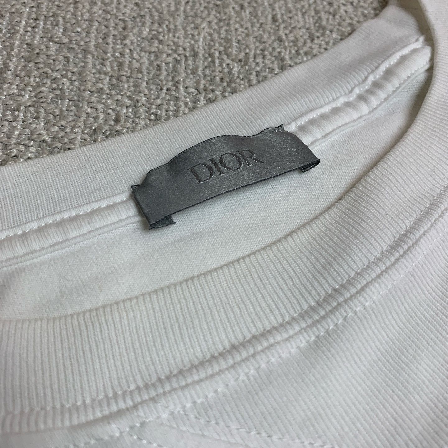 Dior Embroidered Logo T-Shirt in White Size US XXS / EU 40 - 3 Thumbnail